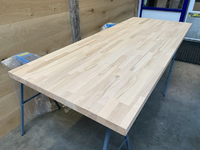 40MM Beuken meubelpaneel 80x200cm gevingerlast