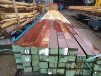 10x10 CM NW hardhout fijnbezaagd