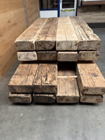 Foto 2 van 15x30 CM 2000 MM Lang Harbourwood geschuurde reclaimed wood balken
