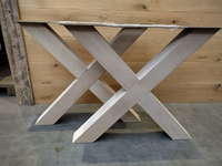 Eiken onderstel tafelpoten x set 10x10 CM