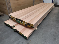 65x85mm Meranti geschaafd 180 CM