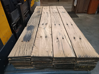 Foto 2 van 2 CM × 25 CM eikenhouten spoorplanken 260 CM lengte