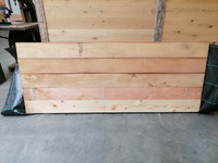 Foto 7 van 60x250CM Combi vuren- en hardhouten beschoeiingsschot