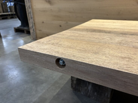 Foto 4 van 100x250CM 6,5 CM eiken Dragline tafel