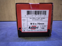 Foto 3 van m8x40MM gegalvaniseerd 200ST