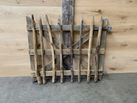 kastanje poort hxl 90x100 cm incl hang sluitwerk